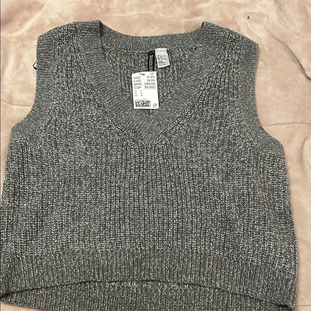 Gray Women's Sweater Vest